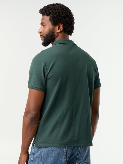 Polo en piqué de coton - Kiabi