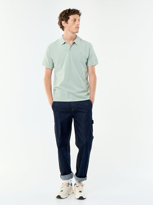 Polo en piqué de coton - Kiabi Polo en piqué de coton - Kiabi