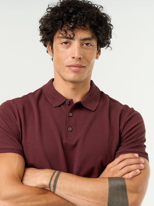 Polo en piqué de coton - Kiabi