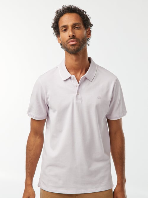 Polo en piqué  de coton - Kiabi