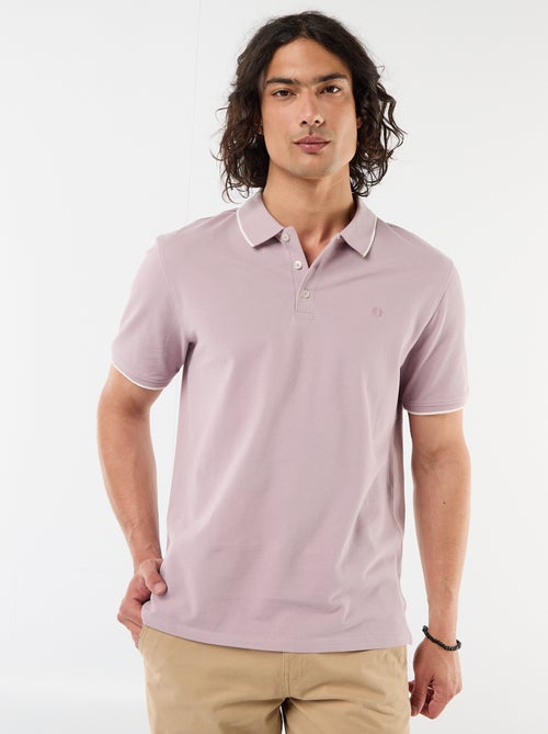 Polo en piqué  de coton - Kiabi