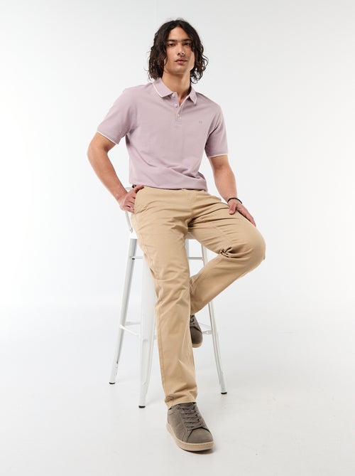 Polo en piqué  de coton - Kiabi