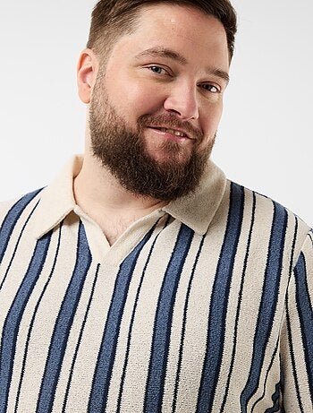 Polo en tricot manches courtes