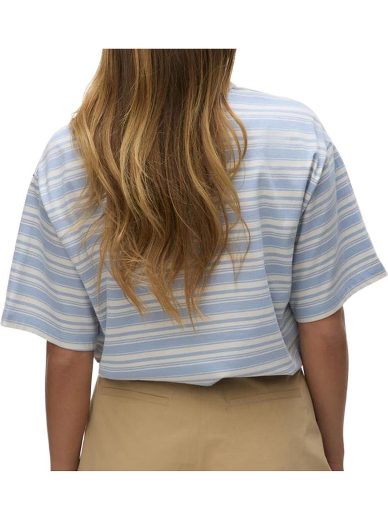 Polo femme vero moda Bleu - Kiabi