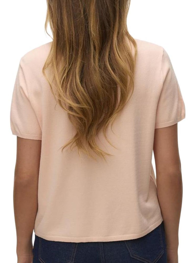 Polo femme vero moda Rose - Kiabi