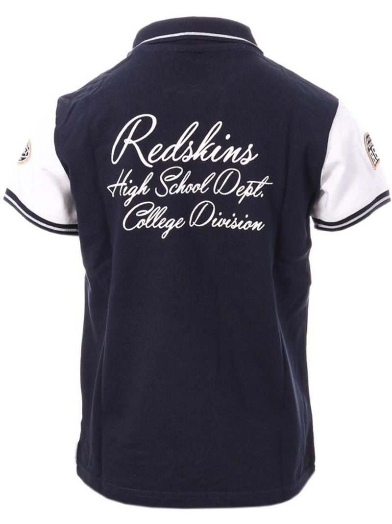 Polo Garçon Redskins Bleu marine - Kiabi