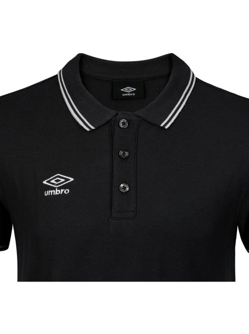 Polo homme bicolore en coton pique avec logo brodé 802210 umbro - Kiabi Polo homme bicolore en coton pique avec logo brodé 802210 umbro - Kiabi
