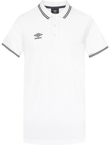 Polo homme bicolore en coton pique avec logo brodé 806450 umbro