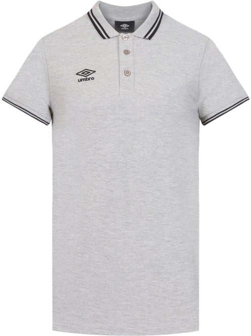 Polo homme bicolore en coton pique avec logo brodé  umbro - Kiabi
