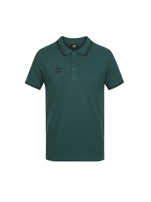 Polo homme bicolore en coton pique avec logo brodé  umbro - Kiabi