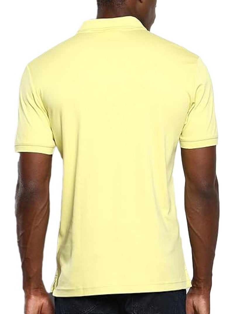 Polo Homme Calvin Klein Jeans Jaune - Kiabi