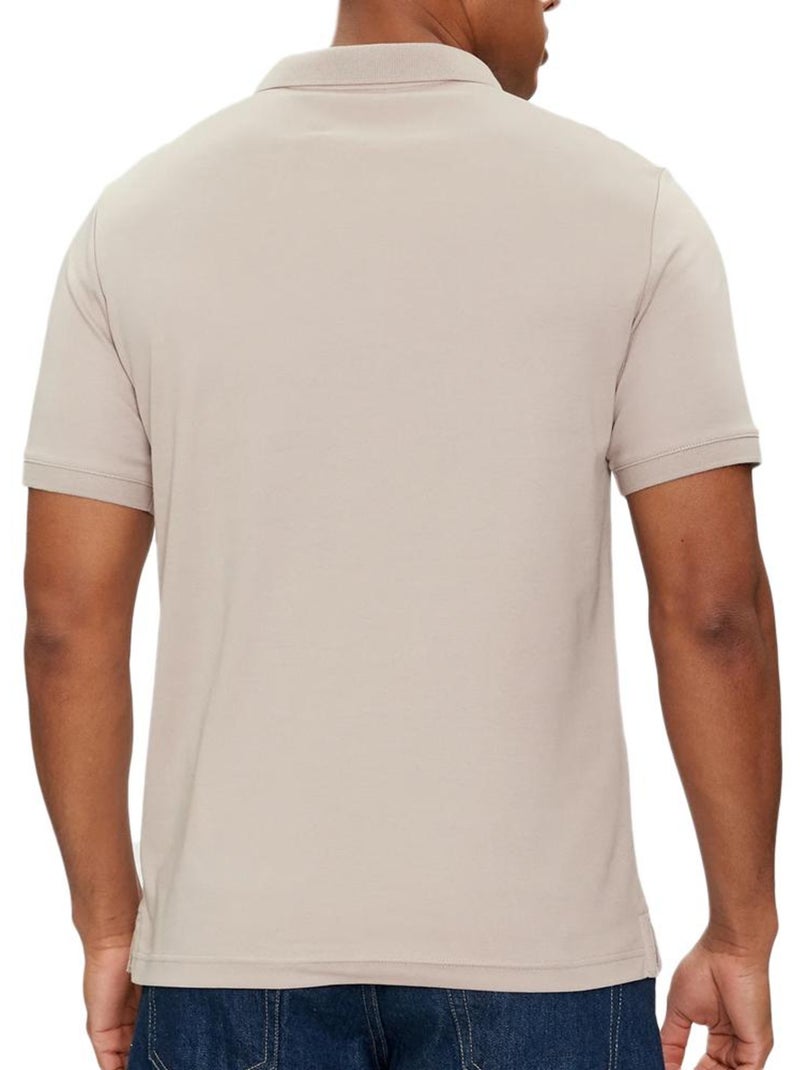 Polo Homme Calvin Klein Jeans Marron cappuccino - Kiabi