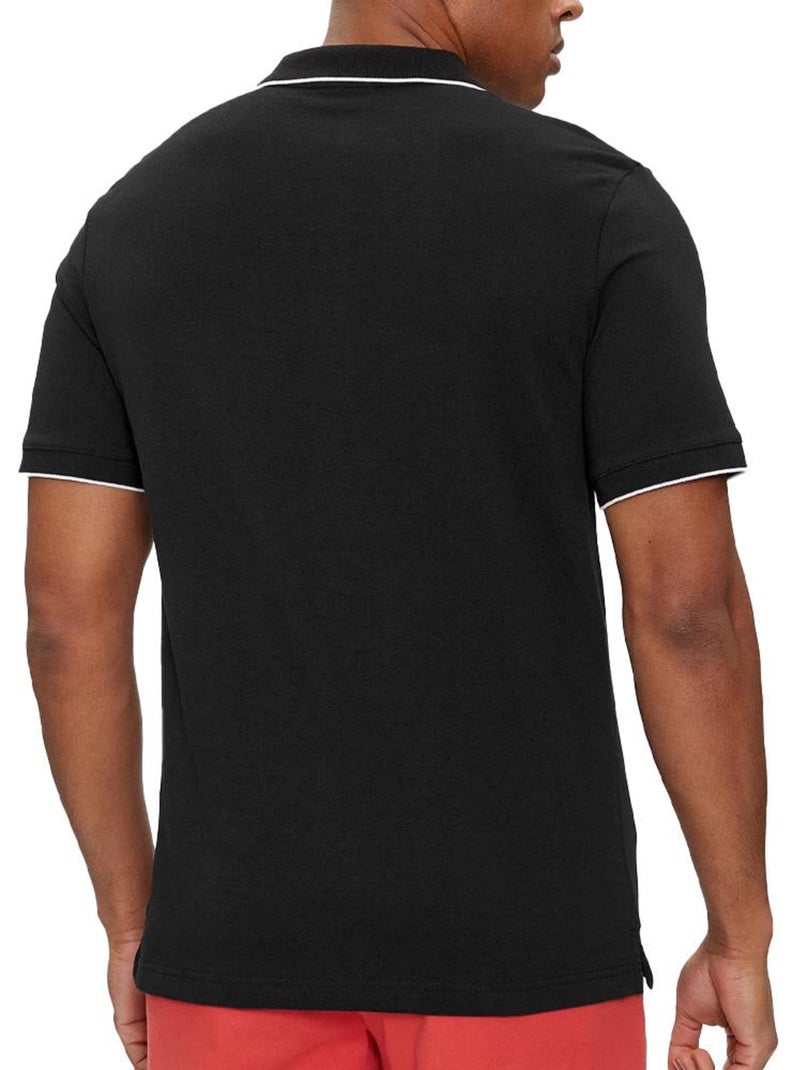 Polo Homme Calvin Klein Jeans Stretch Noir - Kiabi