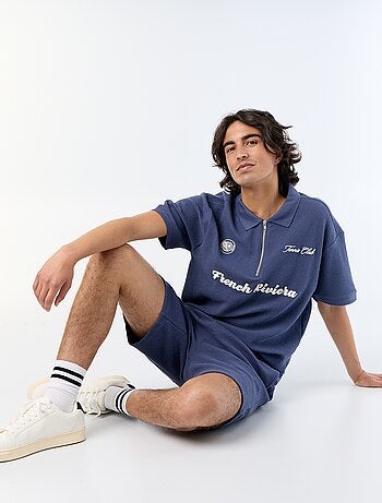 Polo en coton homme à manches courtes