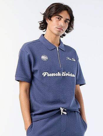Polo en coton homme à manches courtes