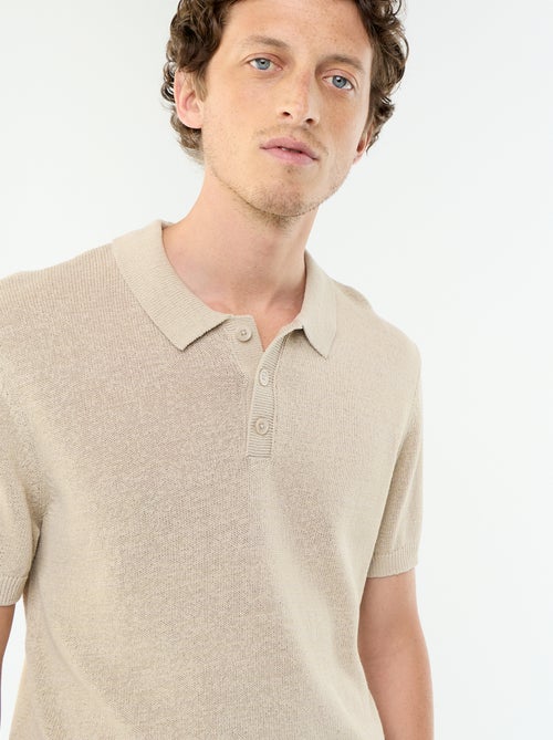 Polo homme en coton - Kiabi