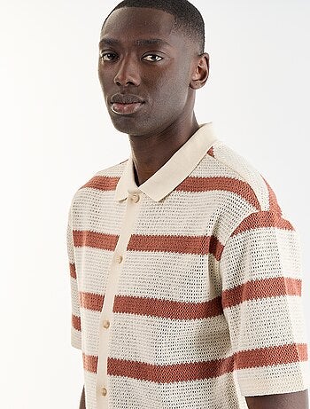Polo homme en coton fantaisie