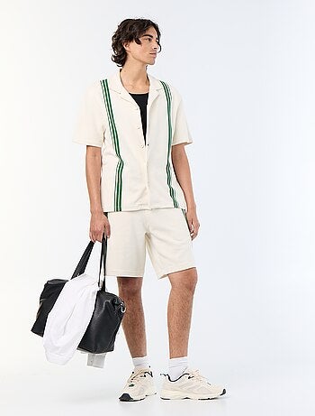 Polo homme en coton uni