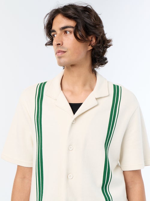 Polo homme en coton uni - Kiabi