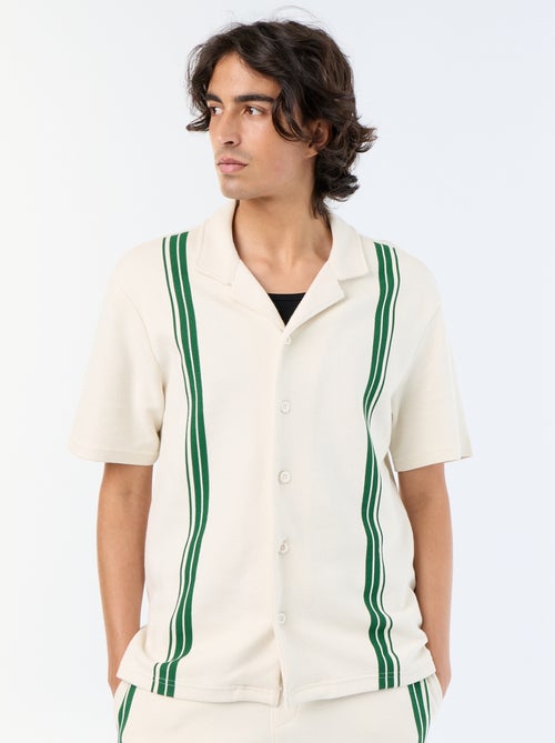 Polo homme en coton uni - Kiabi