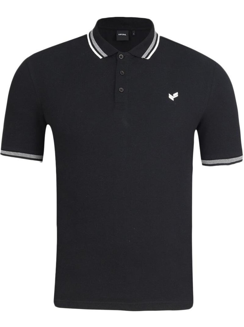 Polo homme kaporal Noir - Kiabi