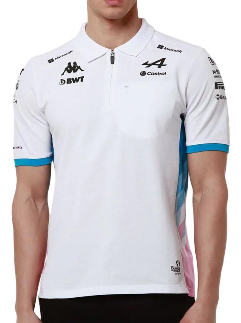 Polo homme kappa Blanc - Kiabi