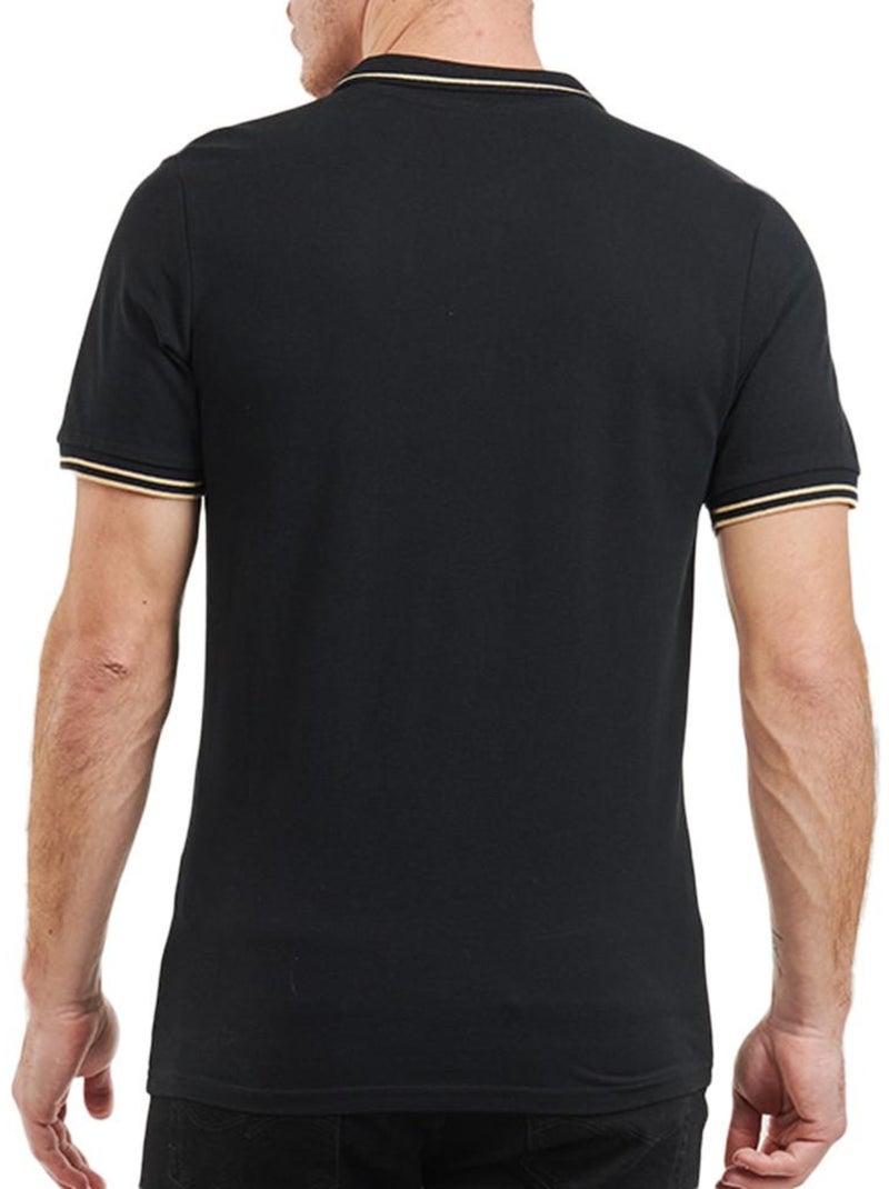 Polo Homme Kappa Noir - Kiabi