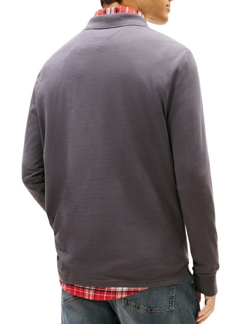 Polo Homme Tommy Hilfiger Gris Argenté - Kiabi