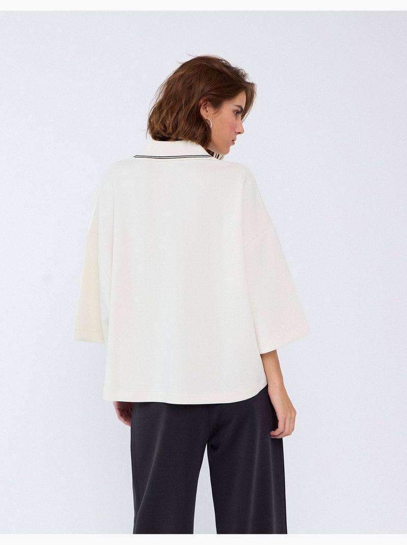 Polo interlock, mo fashion Beige - Kiabi