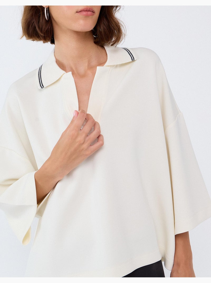 Polo interlock, mo fashion Beige - Kiabi