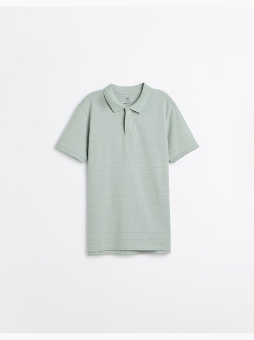 Polo jacquard, mo fashion - Kiabi