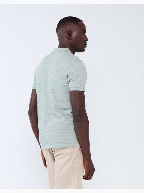 Polo jacquard, mo fashion - Kiabi