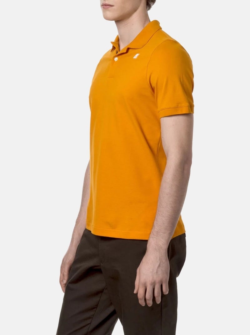 Polo K-Way manches courtes Orange - Kiabi