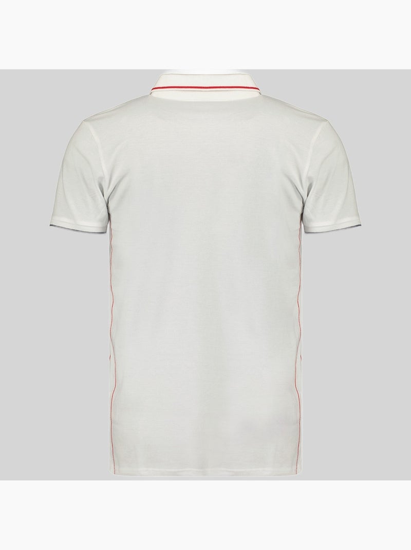 Polo kadventure – geographical norway Blanc - Kiabi