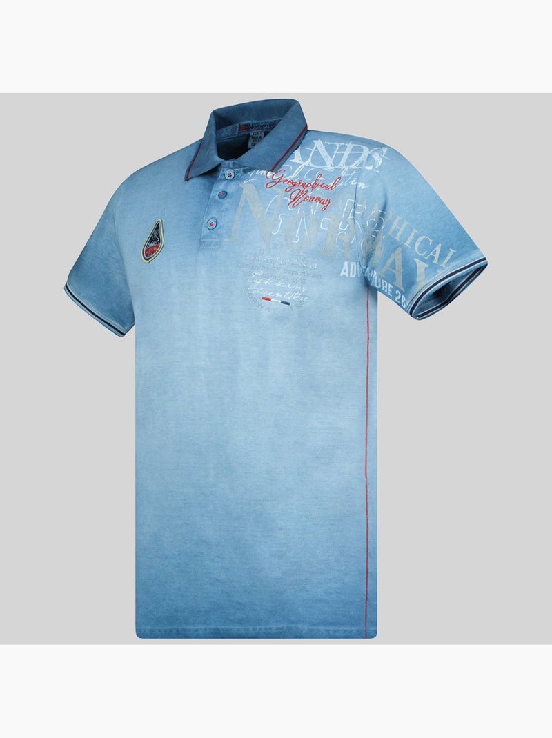 Polo kadventure – geographical norway Bleu - Kiabi