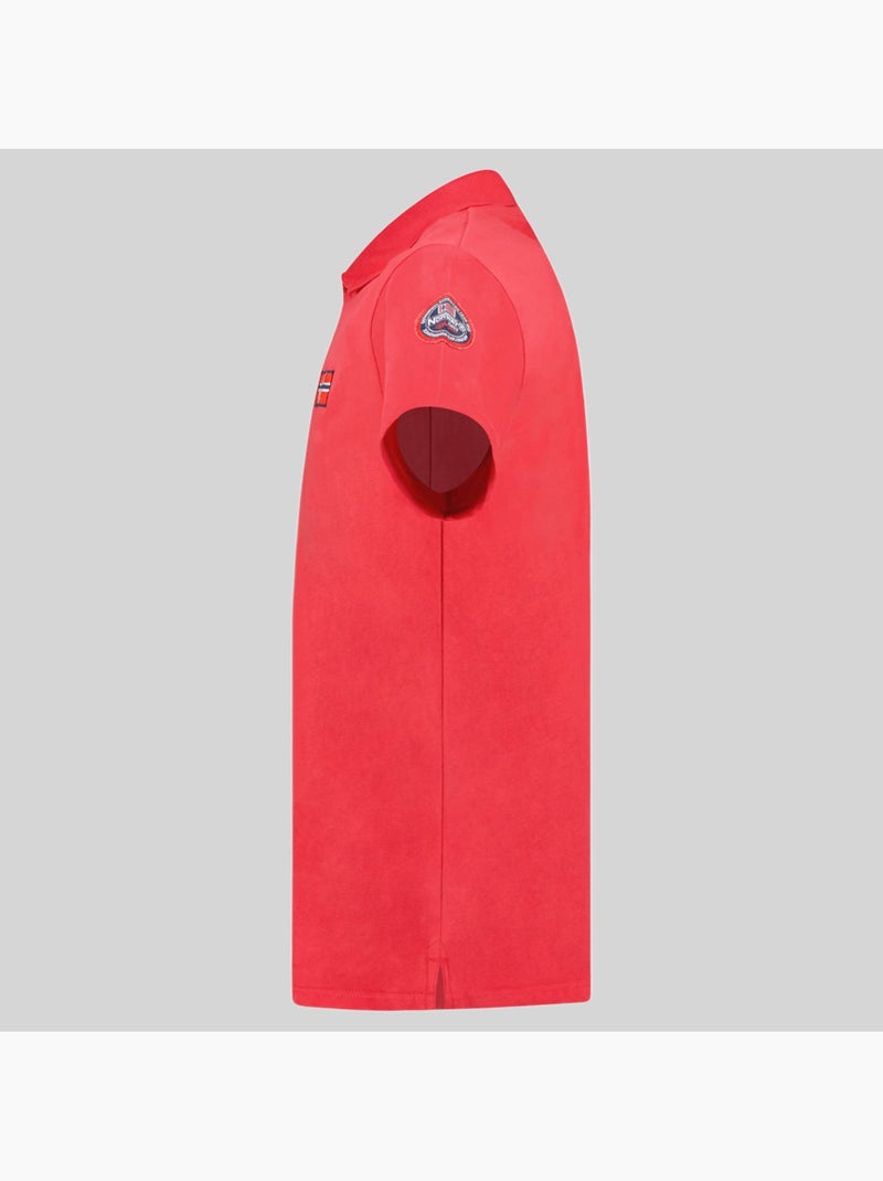 Polo kancre – geographical norway Rood - Kiabi