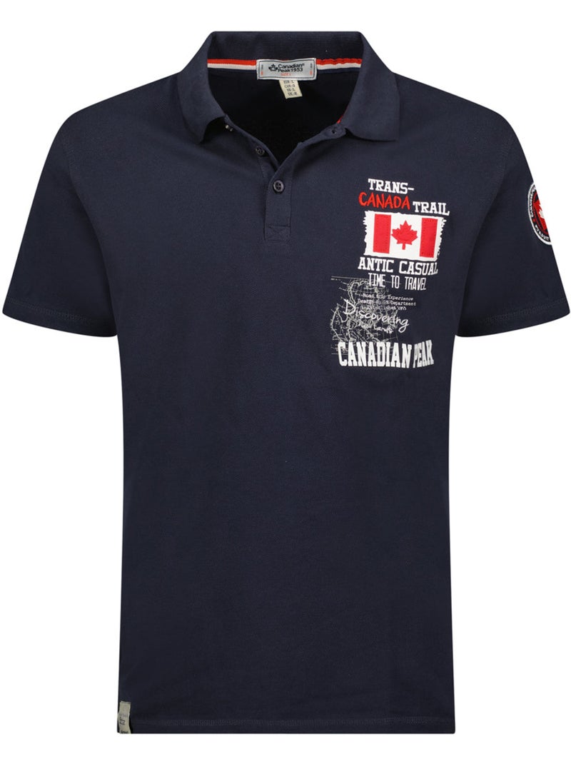 Polo kantrail – canadian peak Bleu marine - Kiabi