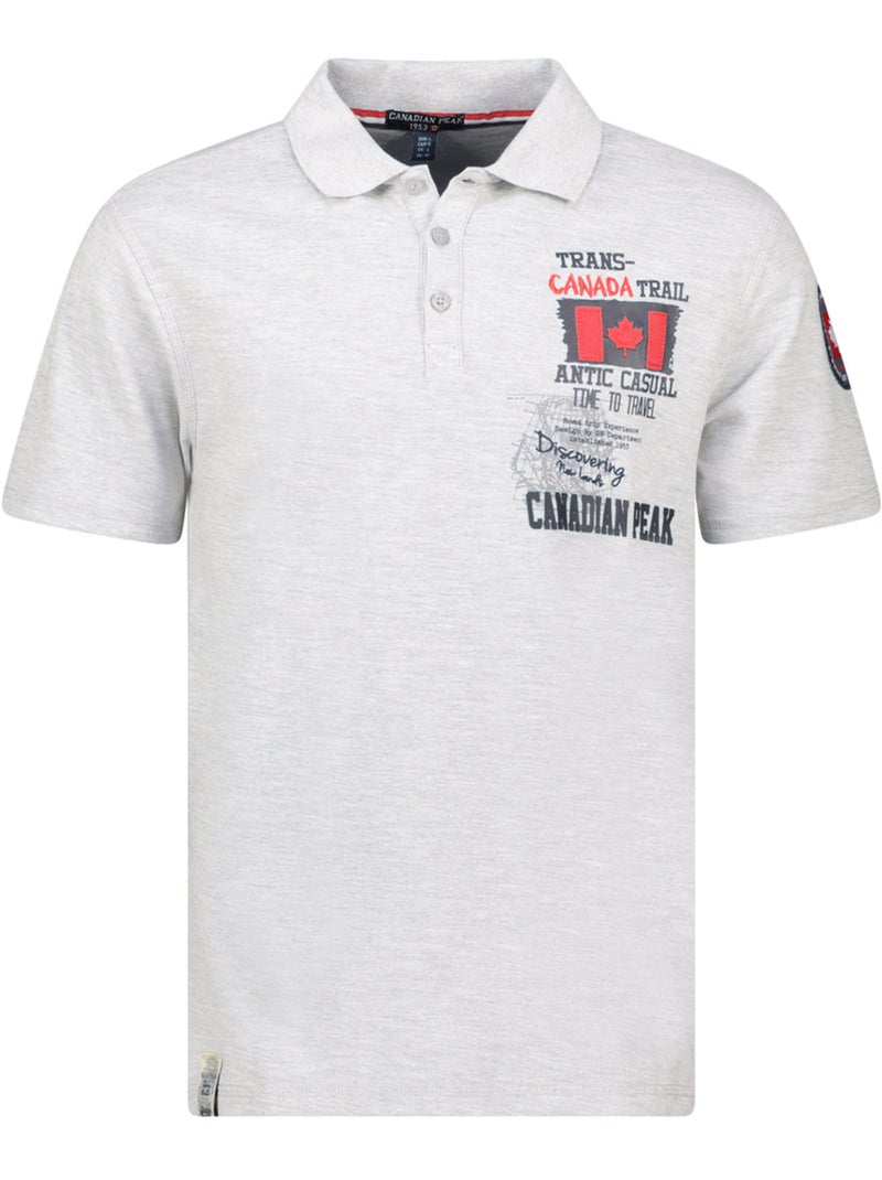 Polo kantrail – canadian peak Gris clair - Kiabi