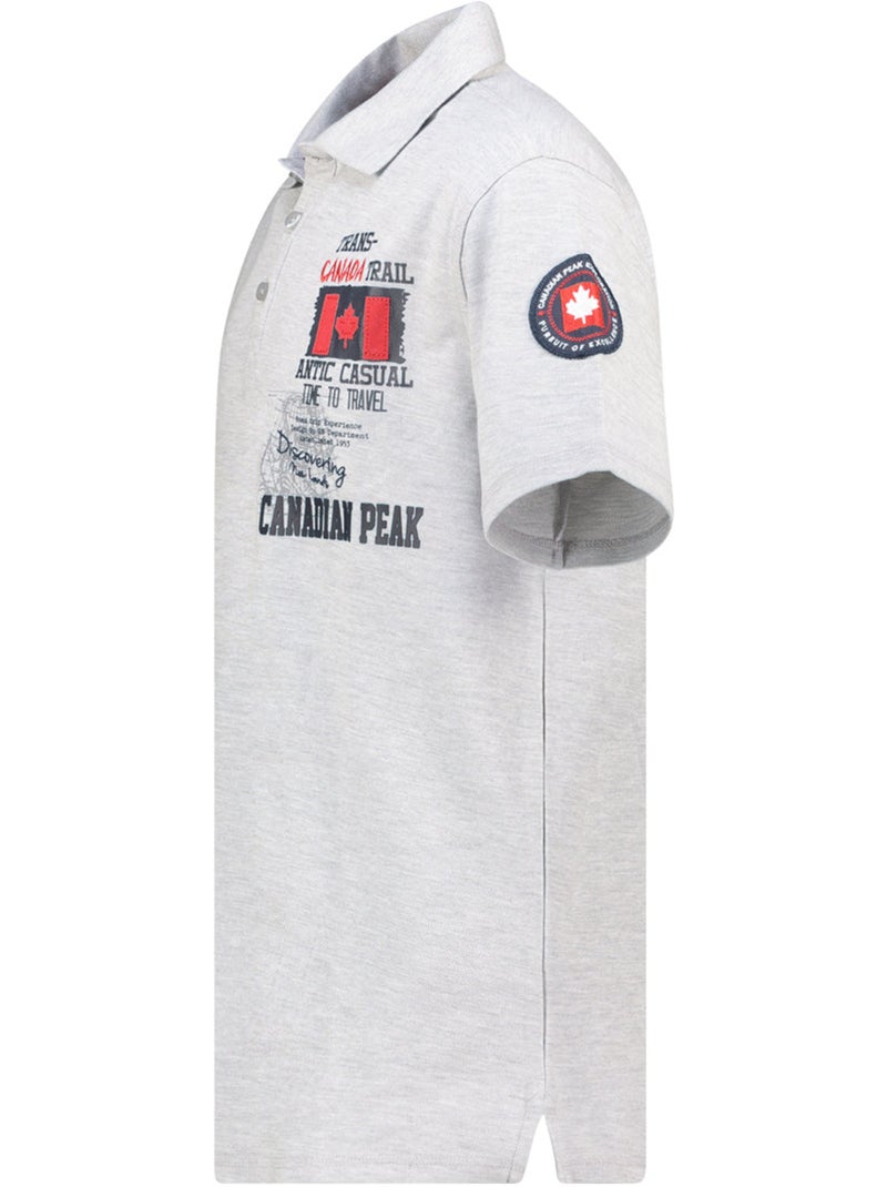 Polo kantrail – canadian peak Gris clair - Kiabi