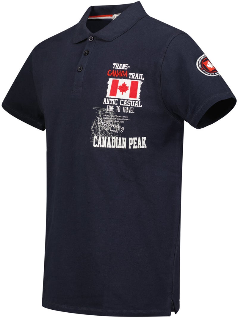 Polo kantrail – canadian peak Marineblauw - Kiabi