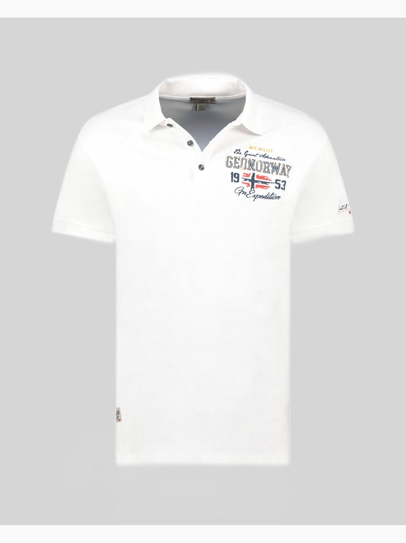 Polo kapuccino – geographical norway Blanc - Kiabi