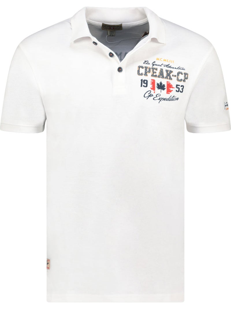 Polo kapucineak – canadian peak Blanc - Kiabi
