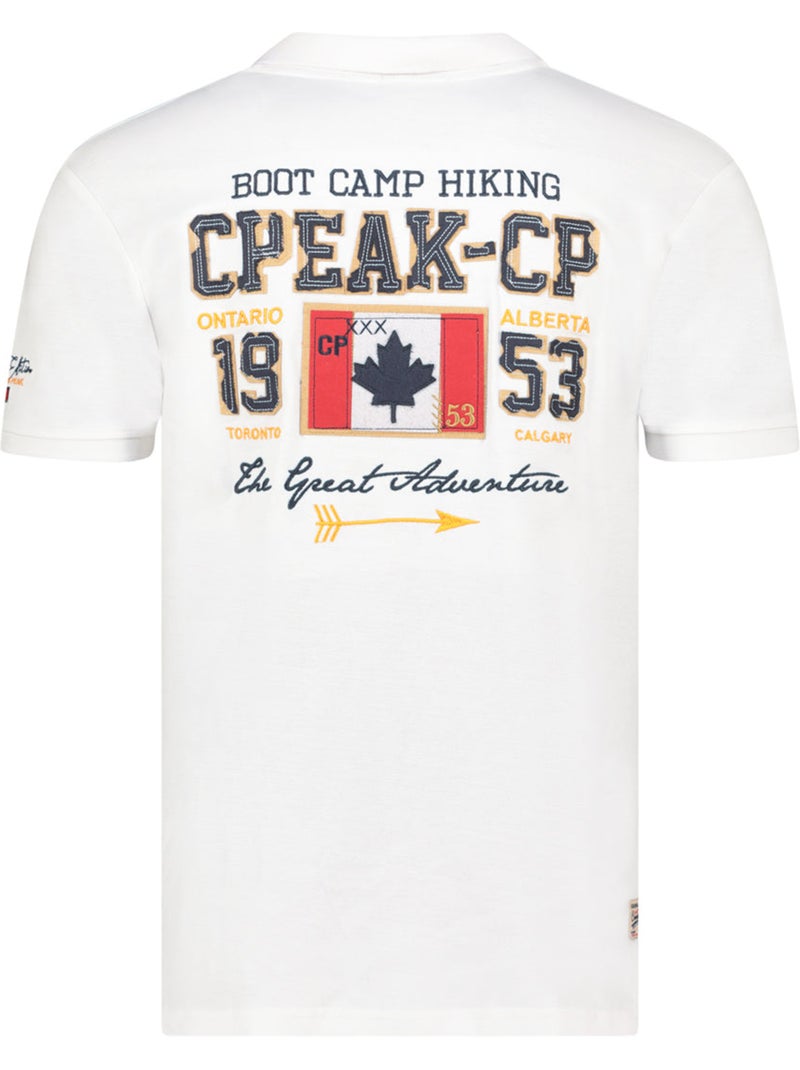 Polo kapucineak – canadian peak Blanc - Kiabi