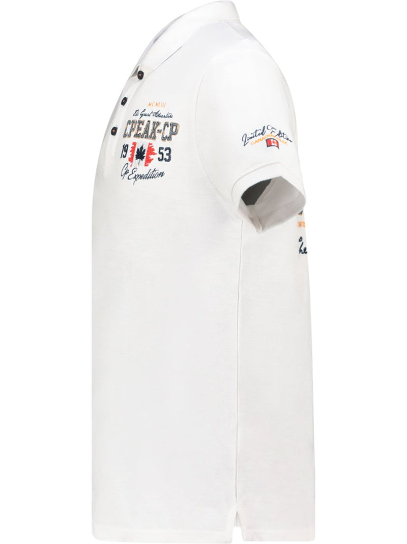 Polo kapucineak – canadian peak Blanc - Kiabi