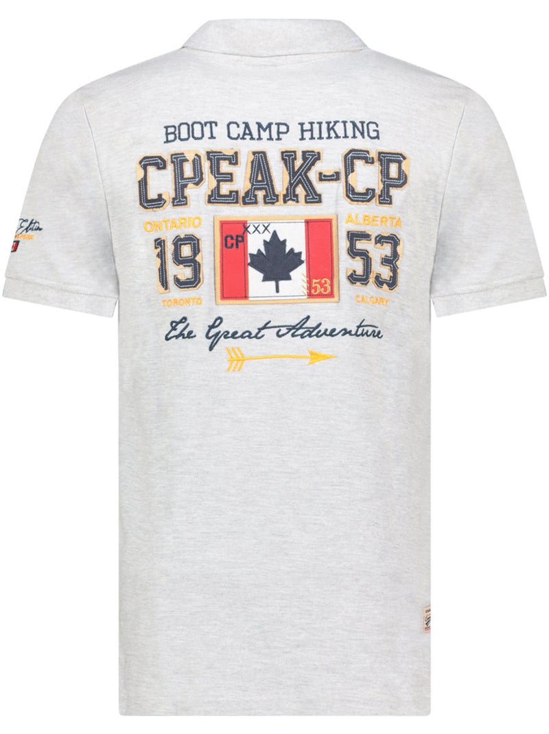 Polo kapucineak – canadian peak Gris clair - Kiabi