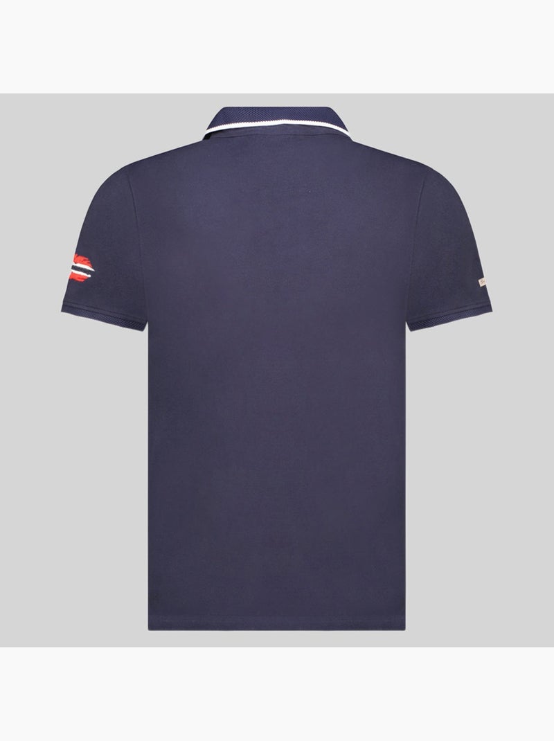 Polo kara – geographical norway Bleu marine - Kiabi