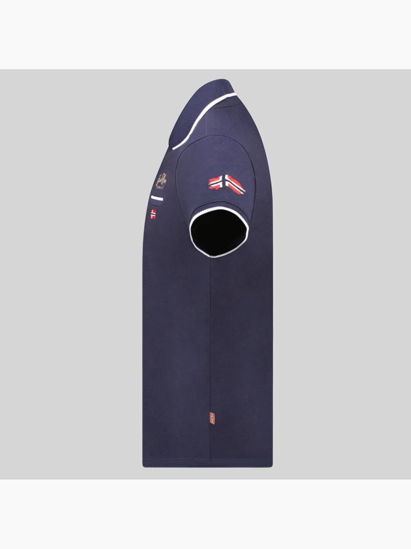 Polo kara – geographical norway Bleu marine - Kiabi