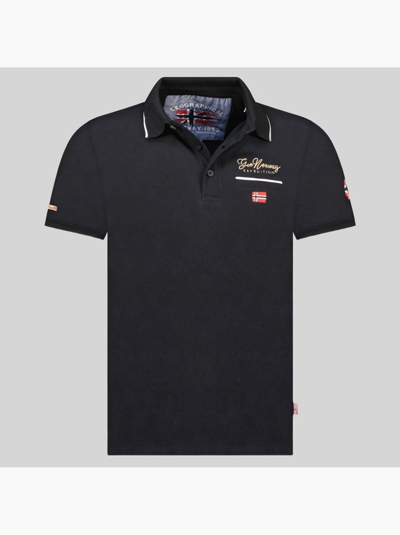 Polo kara – geographical norway Zwart - Kiabi