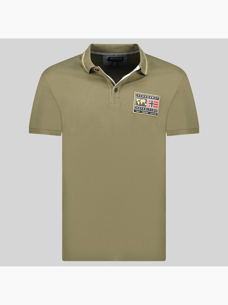 Polo karite – geographical norway Kaki - Kiabi