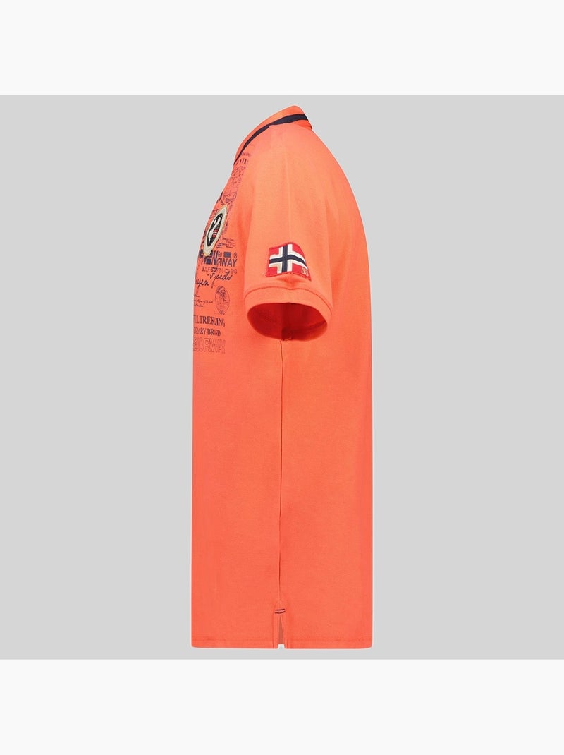 Polo karuen – geographical norway Corail - Kiabi